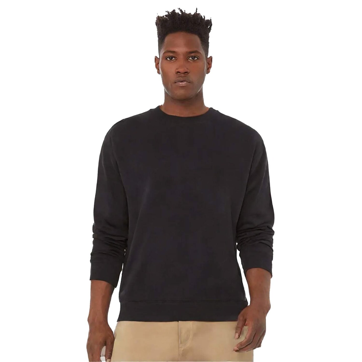 BELLA+CANVAS Unisex Sponge Fleece Drop Shoulder Sweatshirt for Casual, Streetwear & Layering Wear