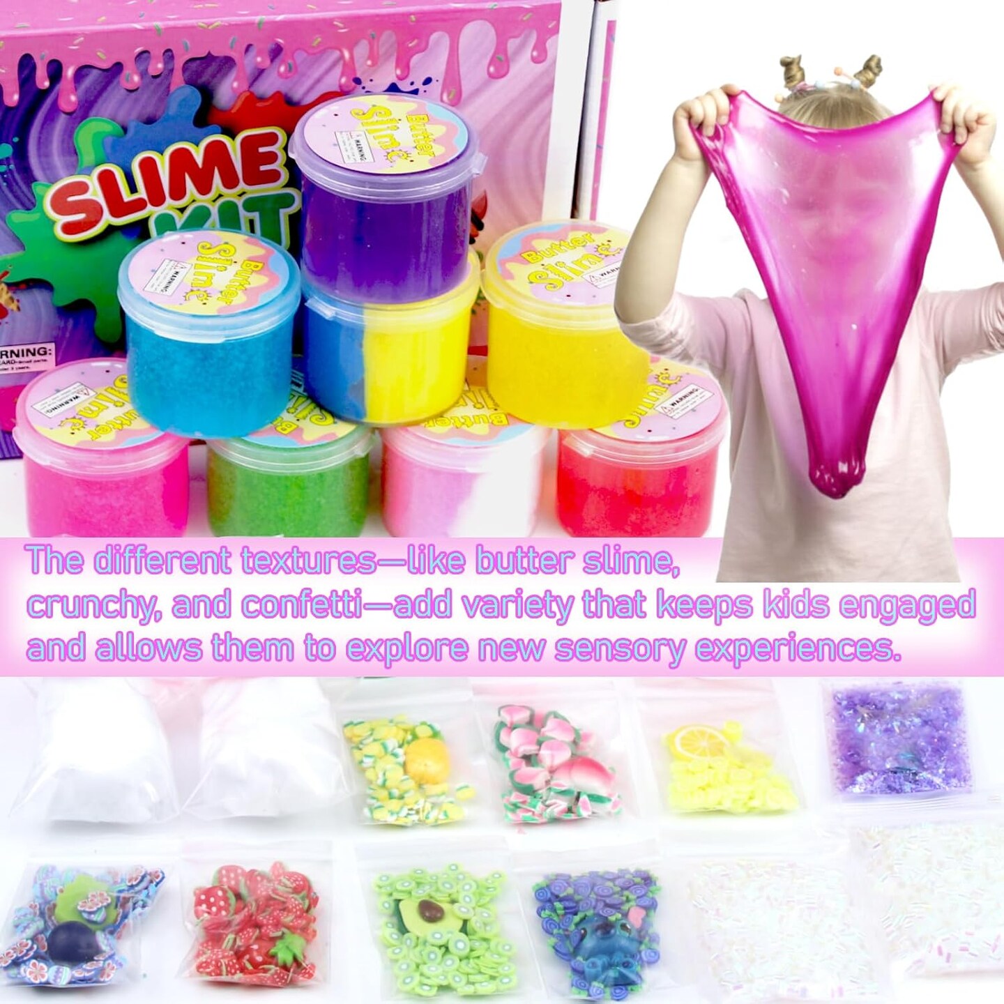 8 Packed Newest Crunchy Slime
