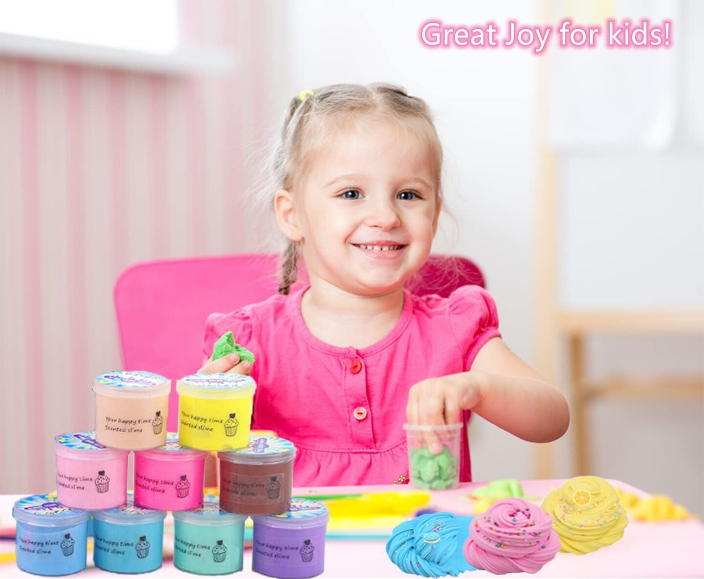 9 Packs Butter Slime Kit