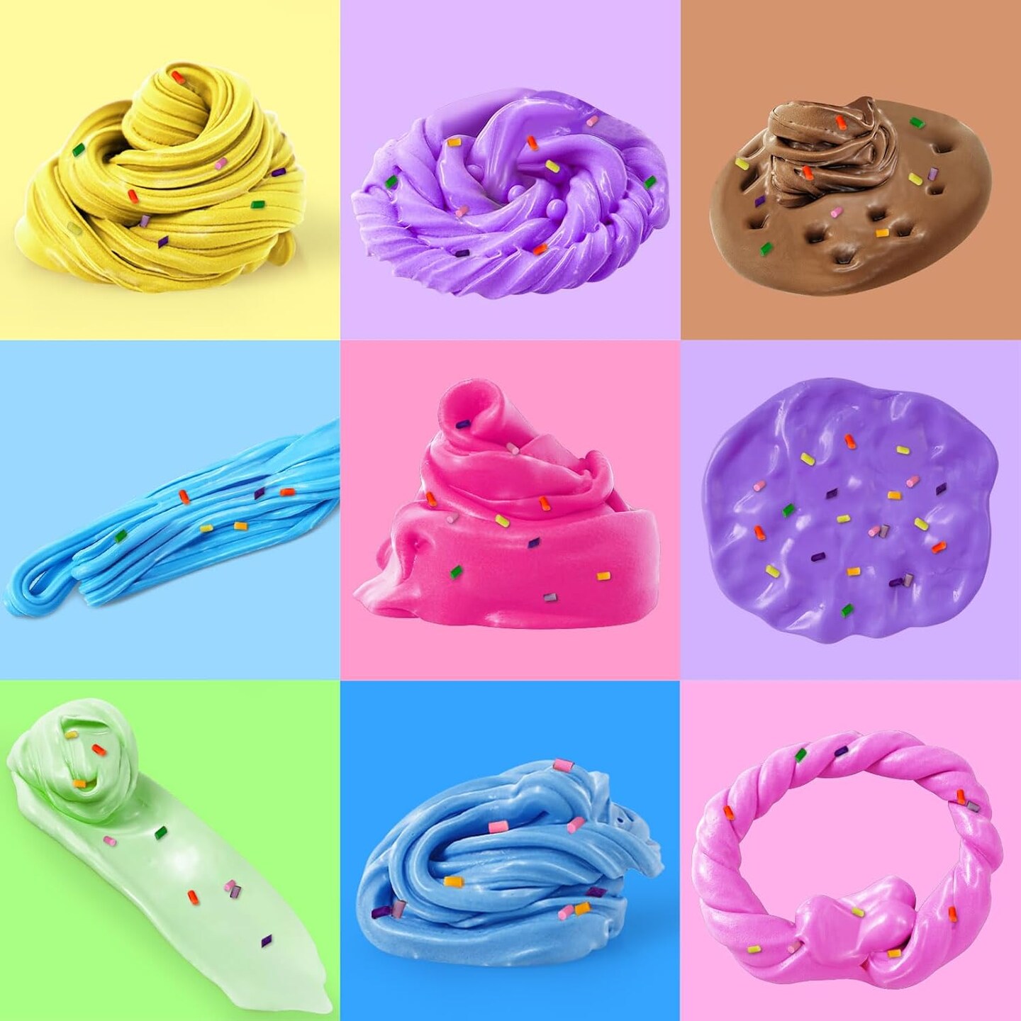 50 Pack Butter Slime Kit for Kids