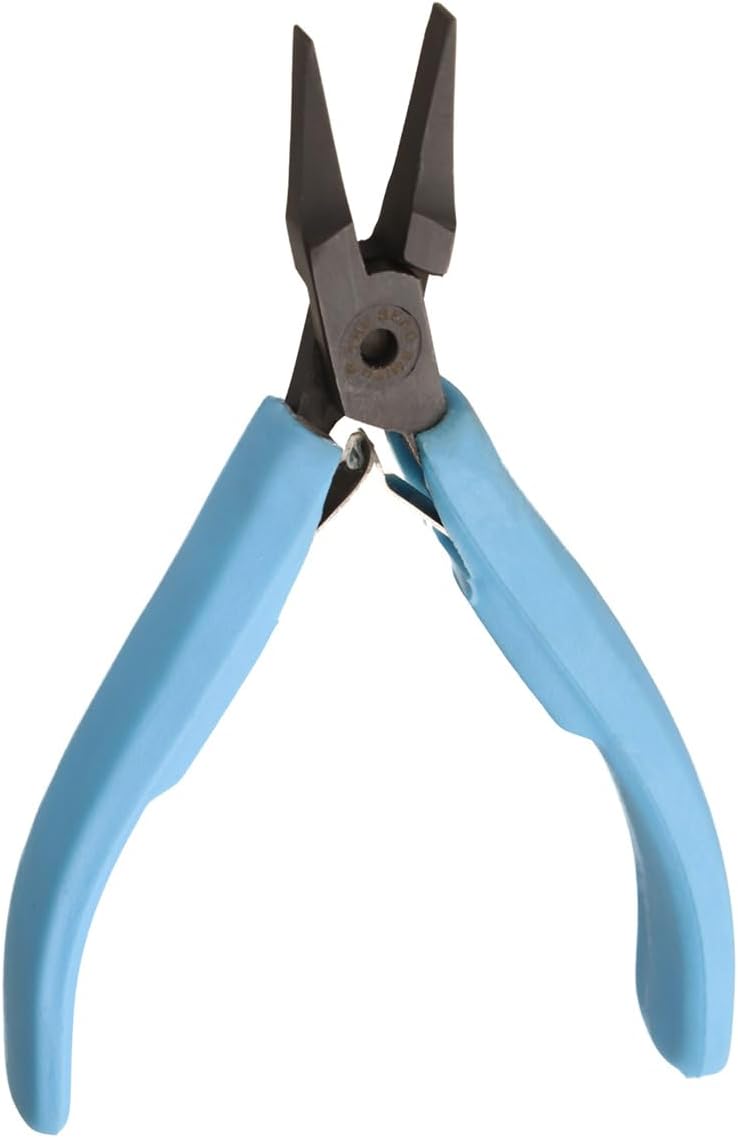 The Beadsmith Chain Nose Pliers - Jeweler’s Elements - Black Oxide Coated Jewelry-making Tool for Bending Wire and Closing Jump Rings