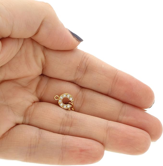 The Beadsmith Push Pull Slide Clasp – Elegant Elements – Strand Designs – Component to Finish or Connect Bracelets, Necklaces and DIY Handmade Jewelry