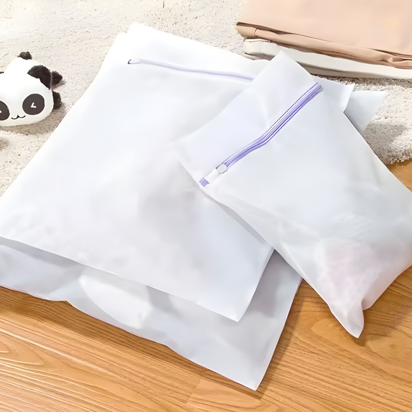 Kitcheniva Purple Laundry Mesh Bags - 3 Pack (Small, Medium, Large) Resuable Washing Bags for Clothes, Delicates, Shoes