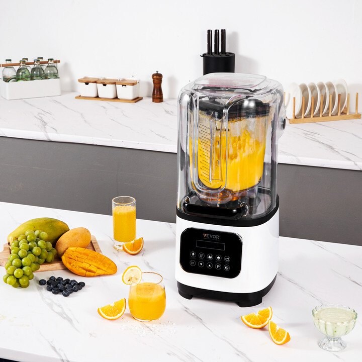 2200W 2L Multi-Function Smoothie Blender with Stainless Steel Blades