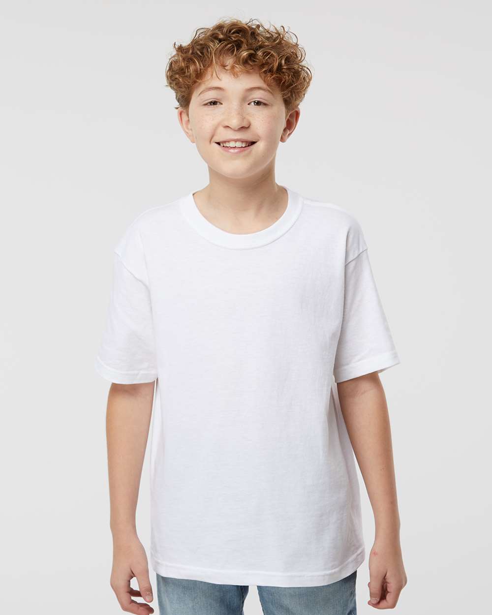 Youth Soft Touch Crewneck T-Shirt for School, Sports & Everyday Casual Wear