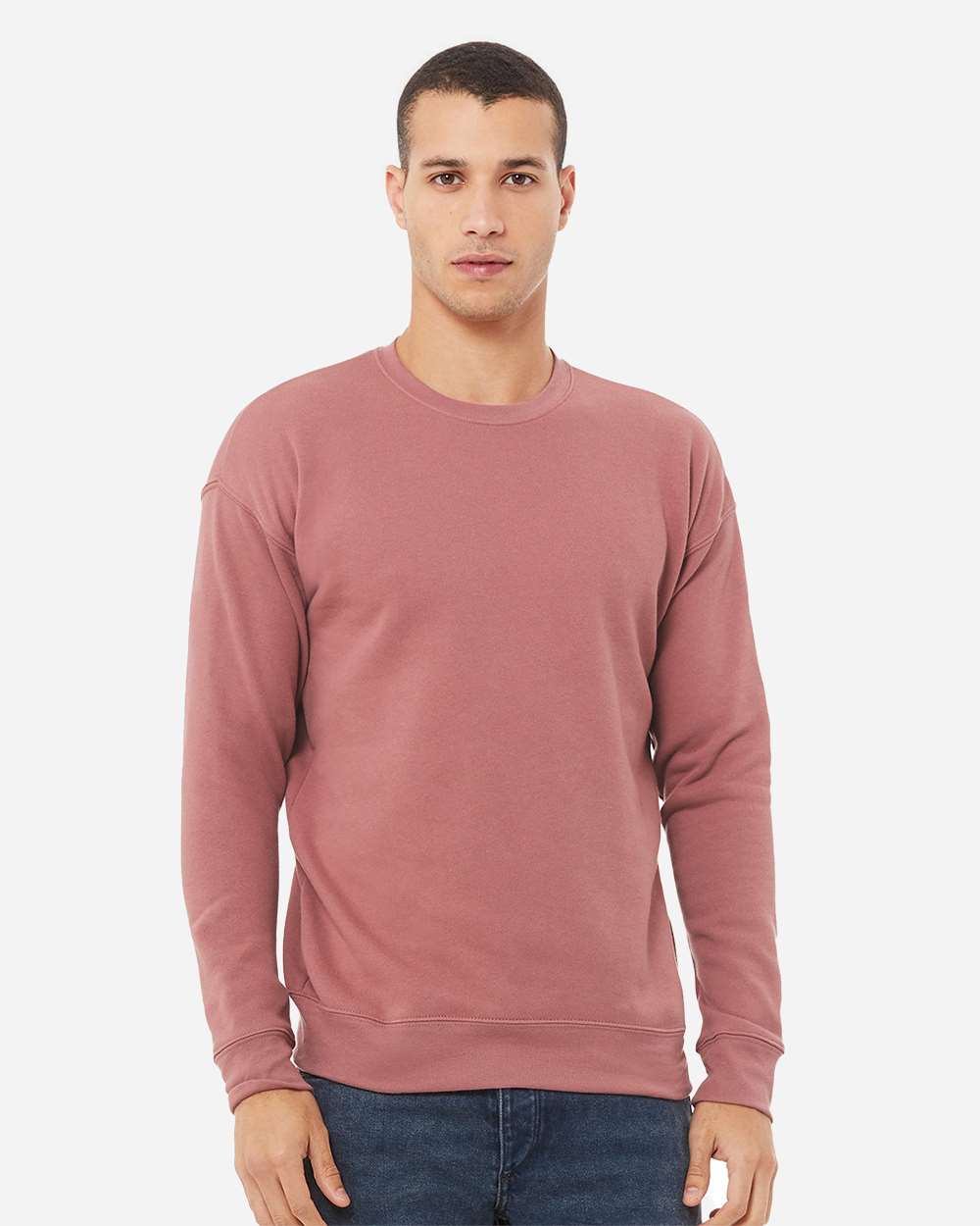 BELLA+CANVAS Unisex Sponge Fleece Drop Shoulder Sweatshirt for Casual, Streetwear & Layering Wear