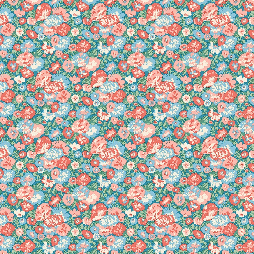 Fabric Liberty Buckingham Blooms C Palace Gardens by the Quarter Yard 01667485C