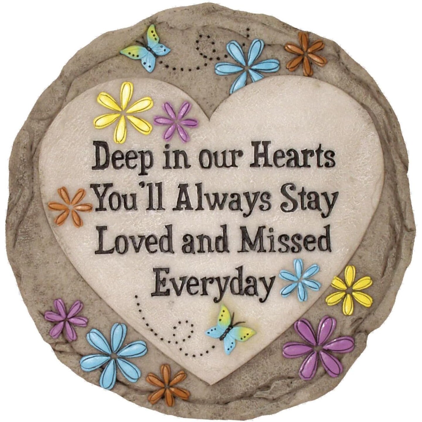 Garden Décor - If Love Could Have Saved You Stepping Stone - Decorative Stone for Garden