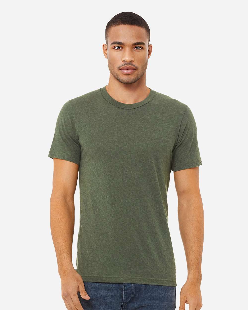 BELLA+CANVAS Soft Triblend Cotton Crew Neck Tee Ultra Soft Modern Fit Unisex Casual Wear Lightweight T-Shirt