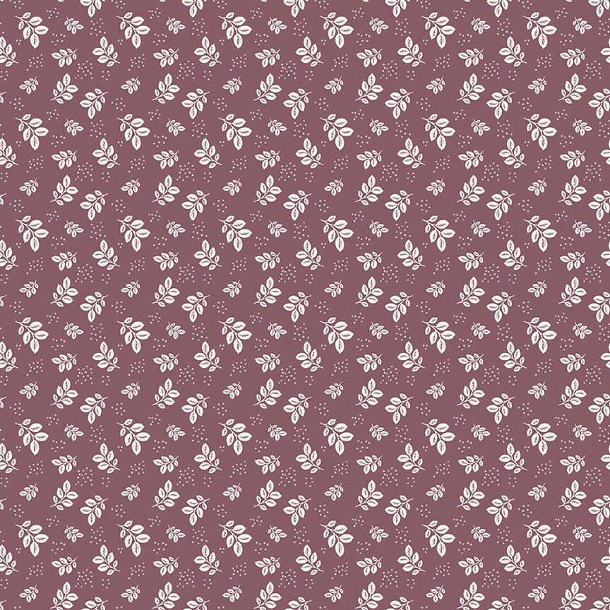 Fabric Riley Blake Purple Leaves Renew by the Quarter Yard C17282-PURPLE