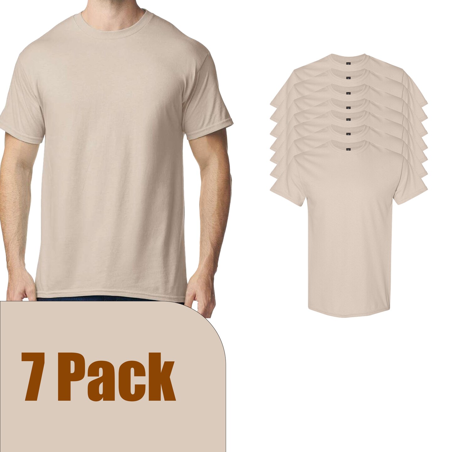 Gildan Heavy Cotton Short Sleeve T-Shirt, Vinyl & Fabric Craft Sand Shirt