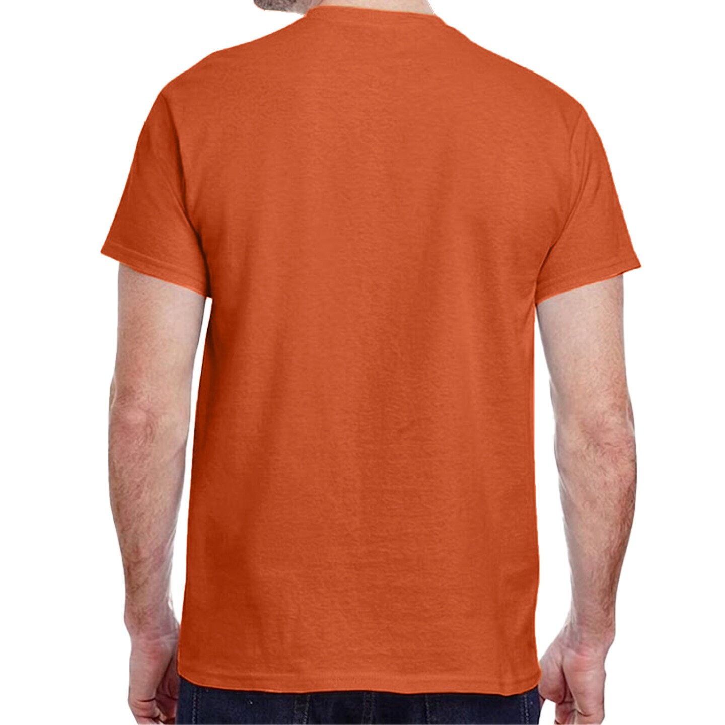 Gildan Heavy Cotton Short Sleeve T-Shirt Pack for Cricut, Texas Orange Crewneck Tee (S–5XL)