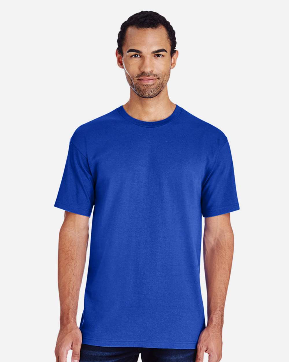Gildan Men’s Crewneck Short Sleeve T-Shirt for Custom printing & Layering Comfort Cotton Tee