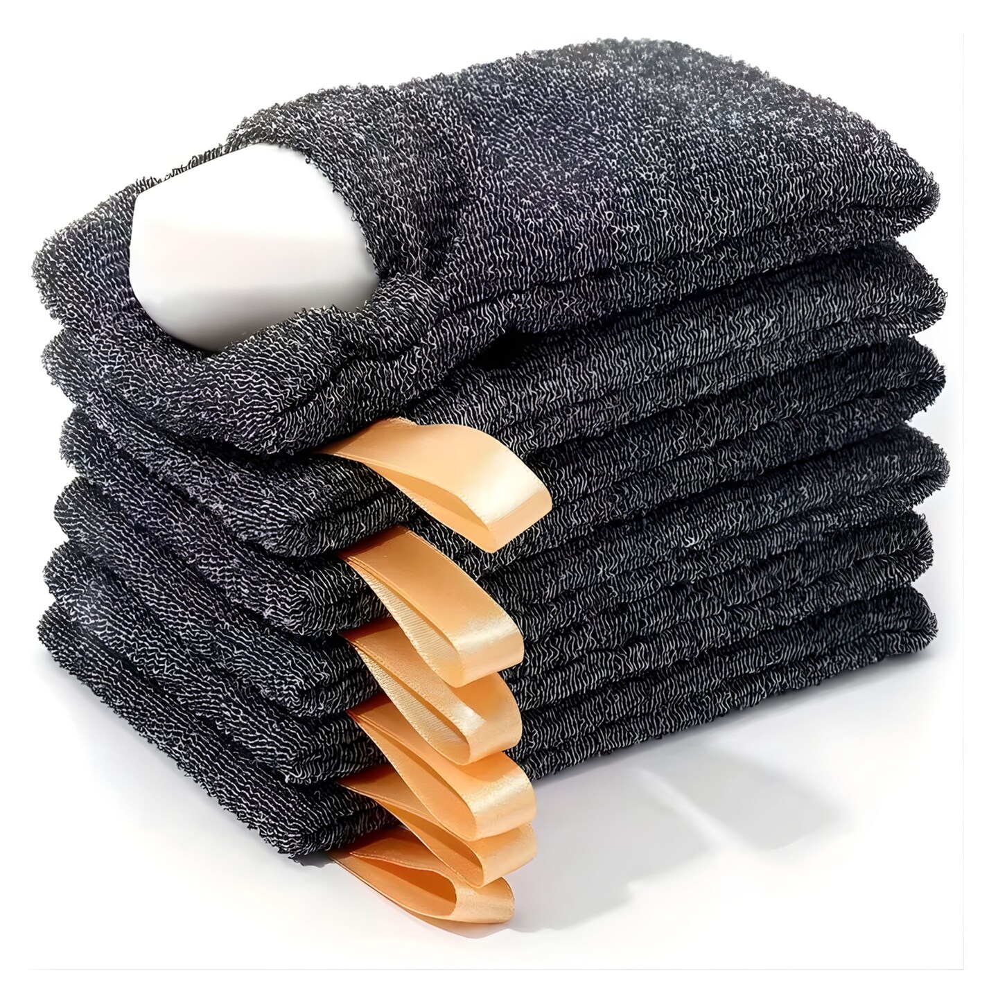 Kitcheniva Exfoliating Soap Saver Pouch with Wrist Strap 6 Pcs