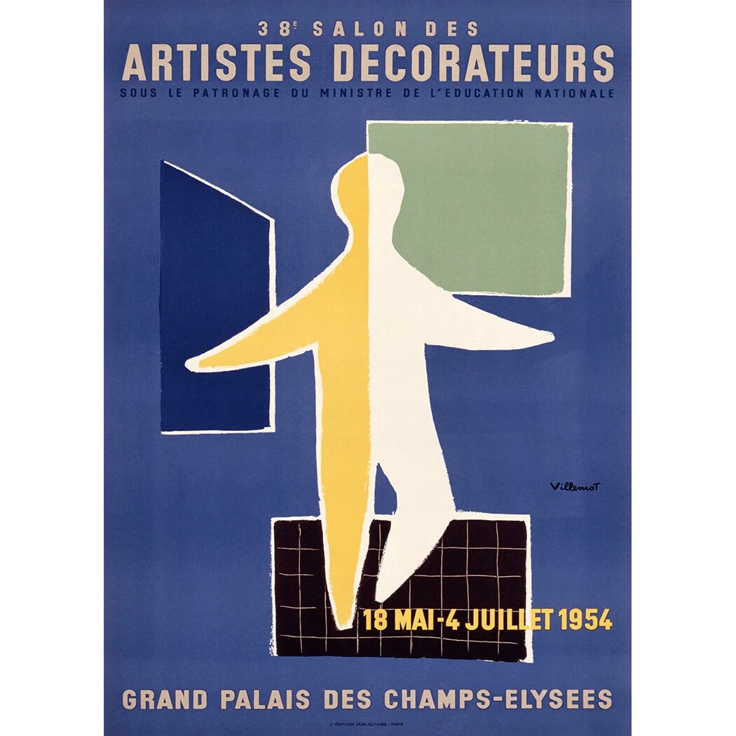 Artistes Décorateurs Expo - Vintage Poster Prints - Villemot