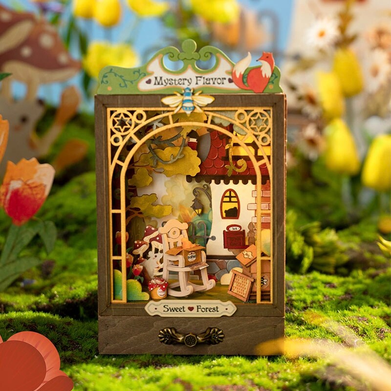 ROLIFE Secret Garden(Box Theatre Series)Sweet Forest 3D Wooden Puzzle DS026