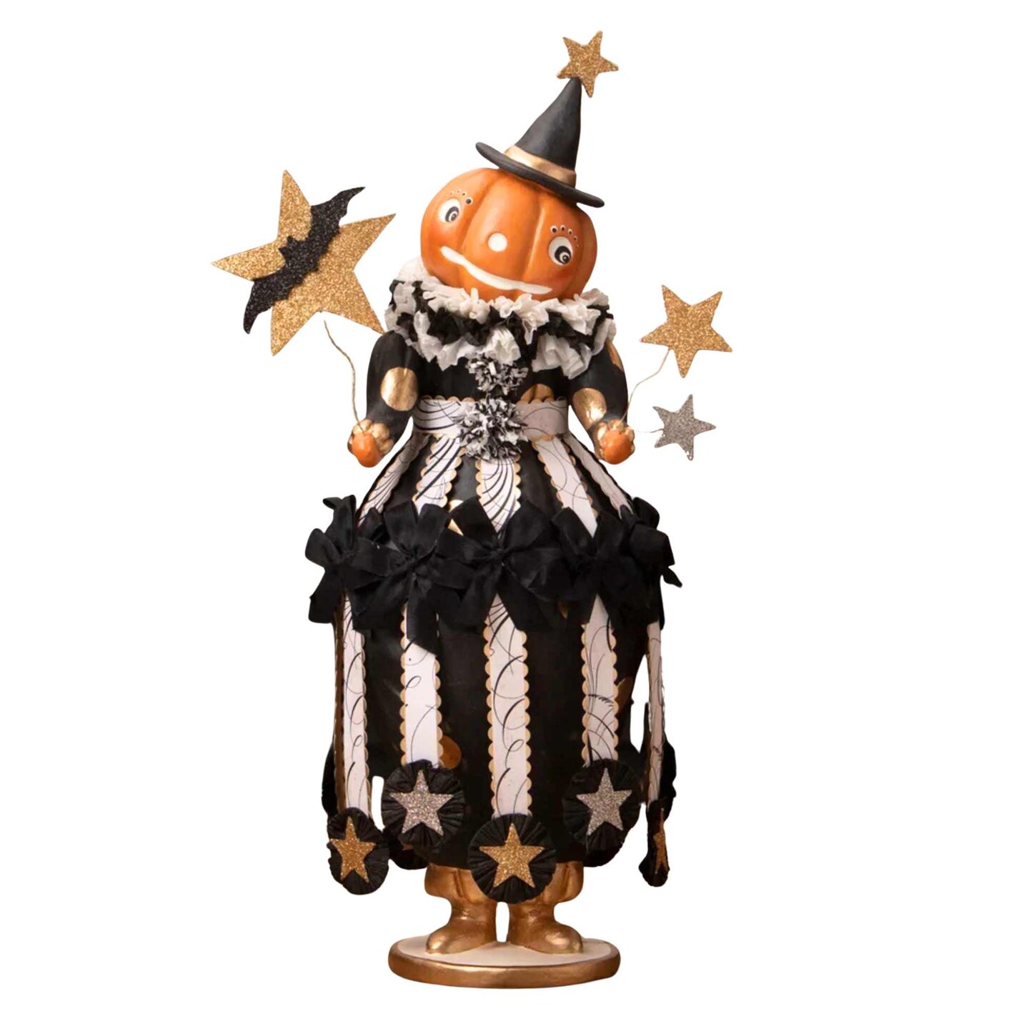 Bethany Lowe 16.0 Inch Miss Fancy Pants Jackie Halloween Figurine , Portable Halloween Decor Halloween Figurine