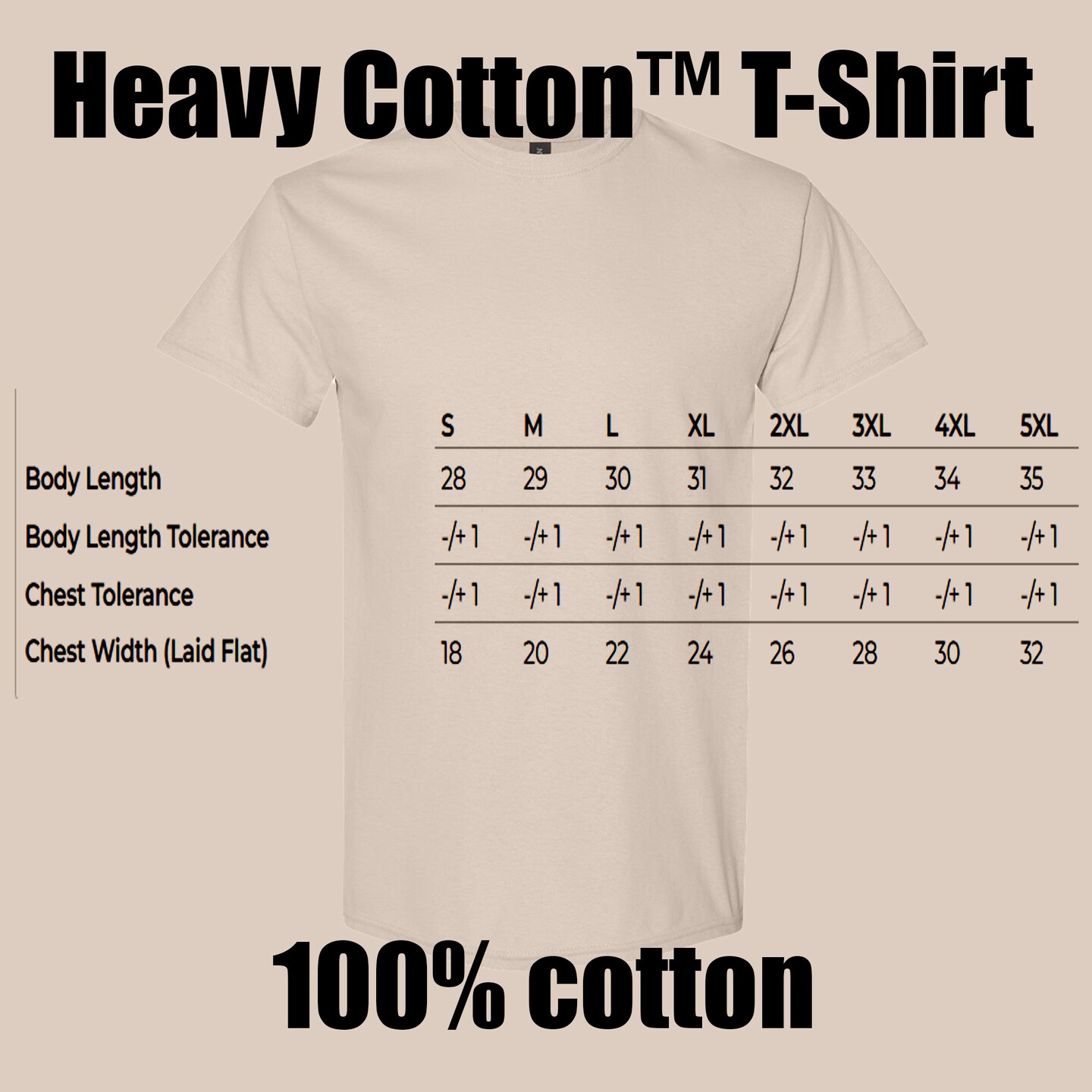 Gildan Heavy Cotton Short Sleeve T-Shirt, Vinyl & Fabric Craft Sand Shirt