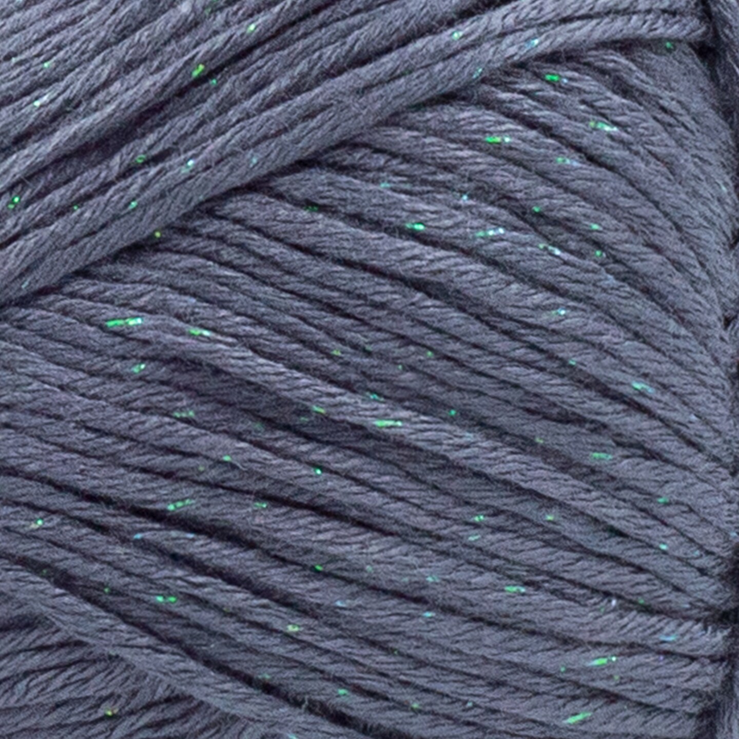 Lion Brand Yarn Truboo Sparkle Thunder Light Weight Rayon from Bamboo, Polyester Grey Yarn 12 Pack