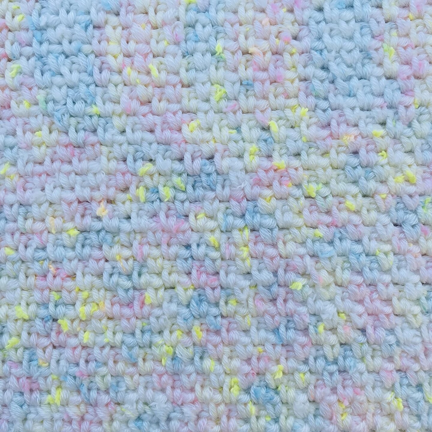 Tweed Twinkles Soft Baby Yarn – 8 Pack DK Light (#3) Acrylic Blend Yarn for Crochet & Knitting (696 Yards Total) with Free Patterns – Creamy White Flecked Yarn