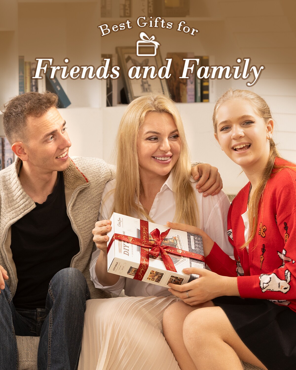 CUTEBEE Book Nook Kit Jack’s Bookery DIY Miniature House Shelf Insert Decor Diorama Kit