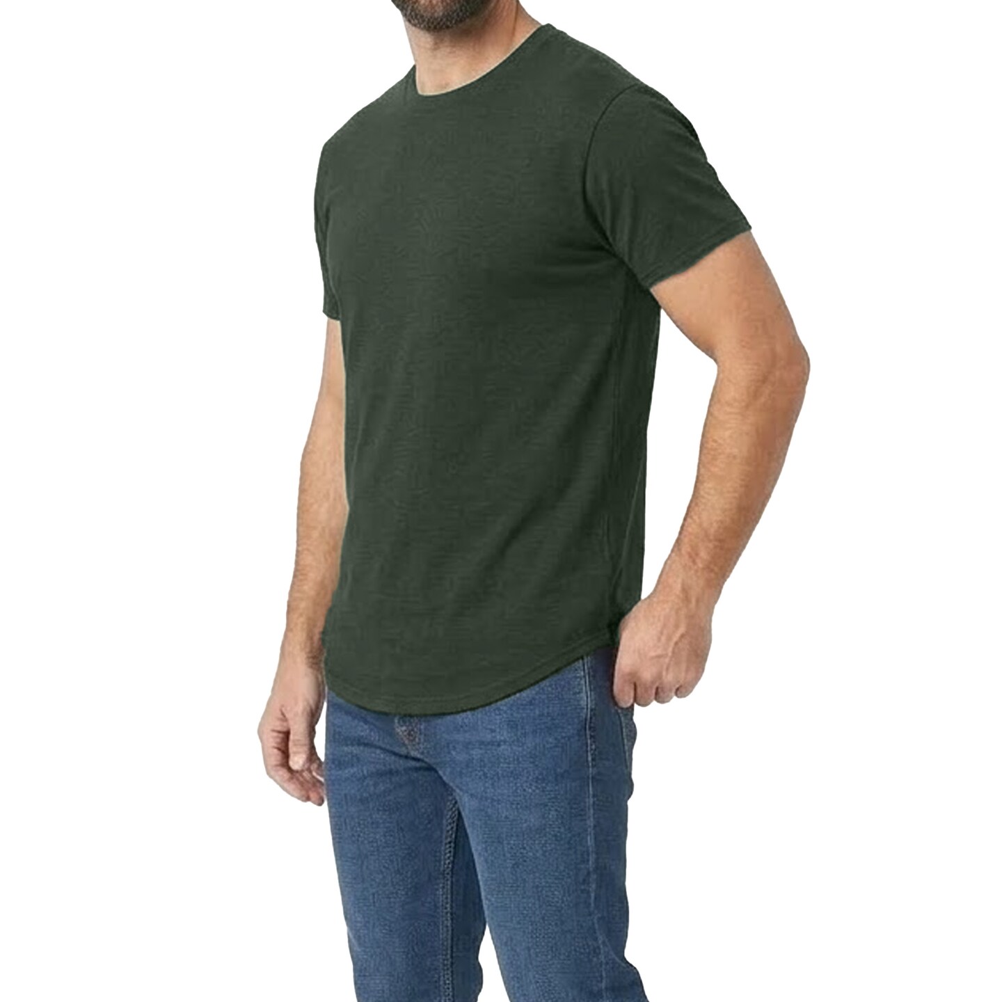 Durable Ideal for Crafts Forest Green T-shirt, Gildan Men's Heavy Cotton T-Shirt