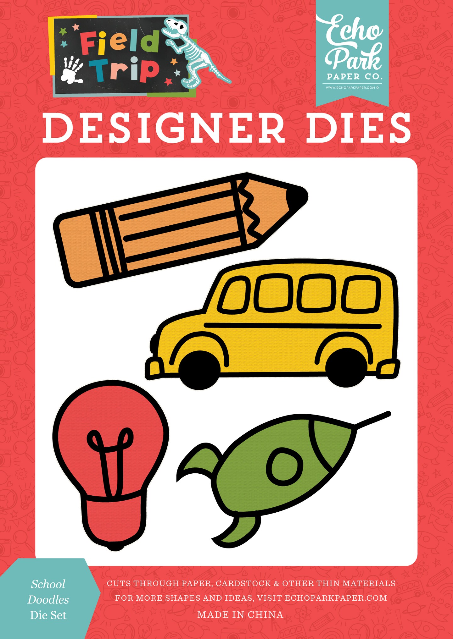 Field Trip: School Doodles Medium Die Set | Michaels