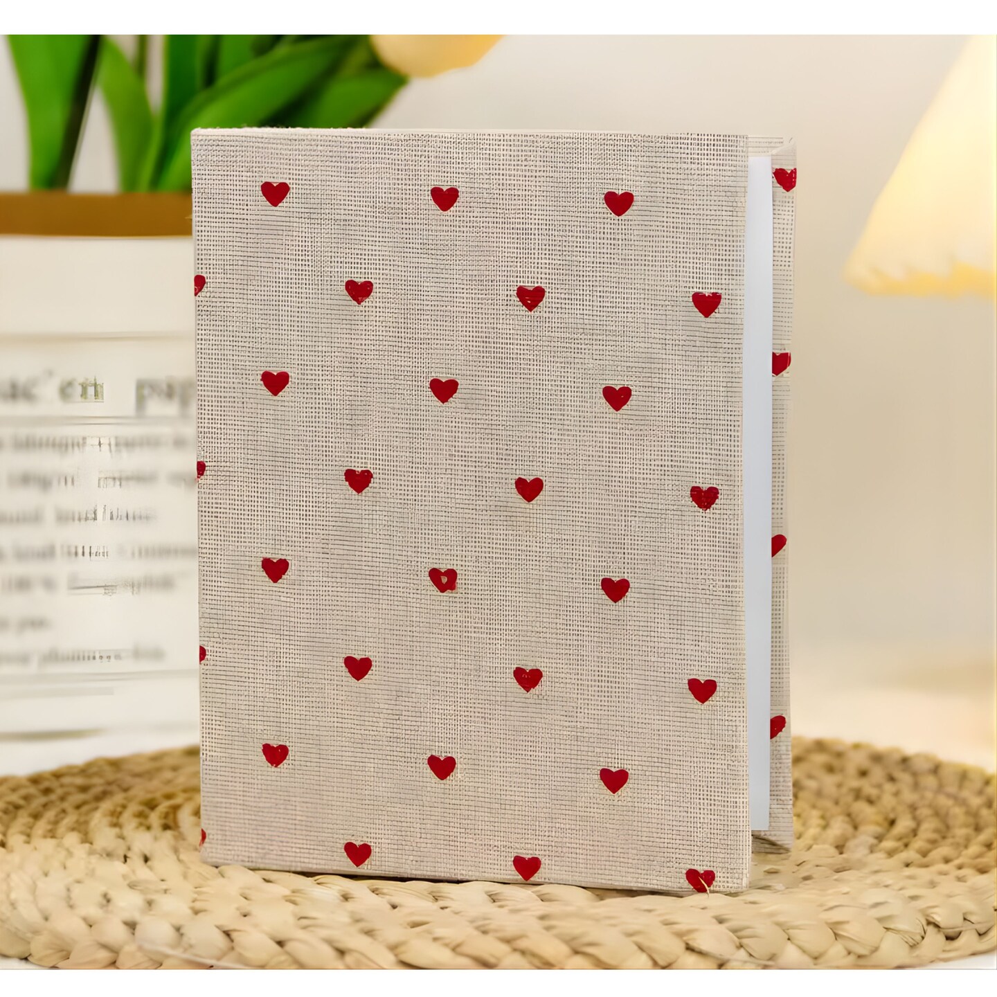 Kitcheniva Small Linen Cover Photo Album for 100 Photos, 4x6 Photo Album