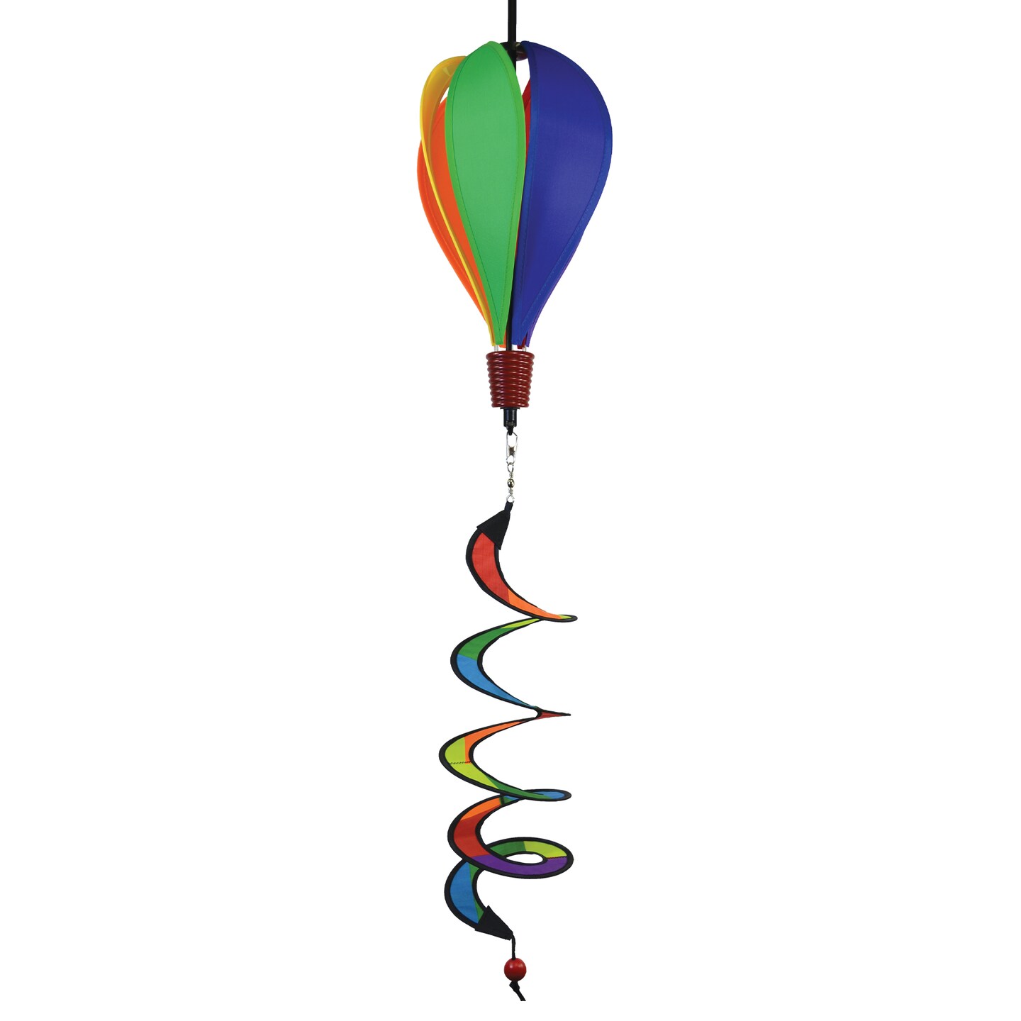 In the Breeze Mini Rainbow Panel Hot Air Balloon Wind Spinner