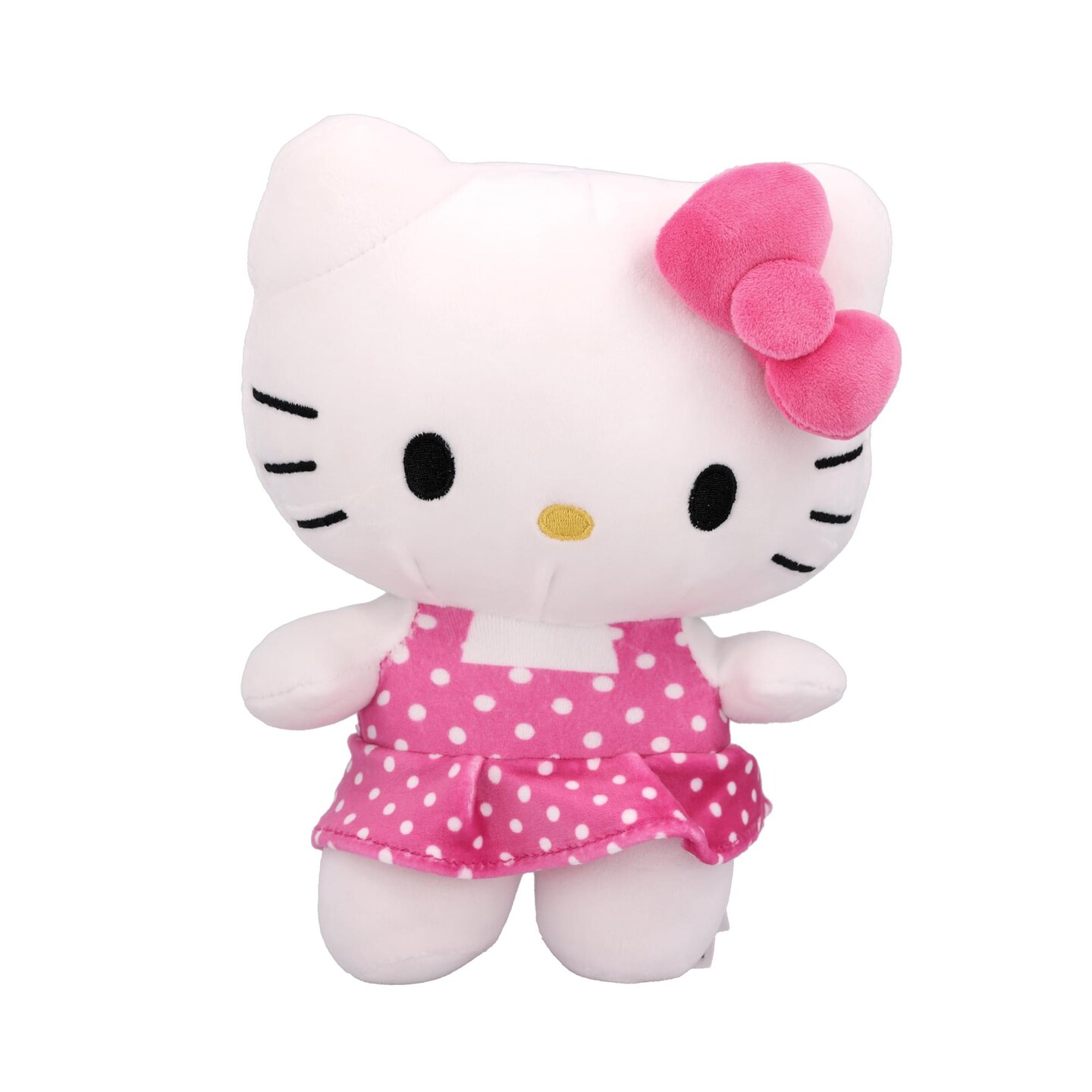 Sanrio 10 Inch Plush | Pink Polka Dot Dress Hello Kitty