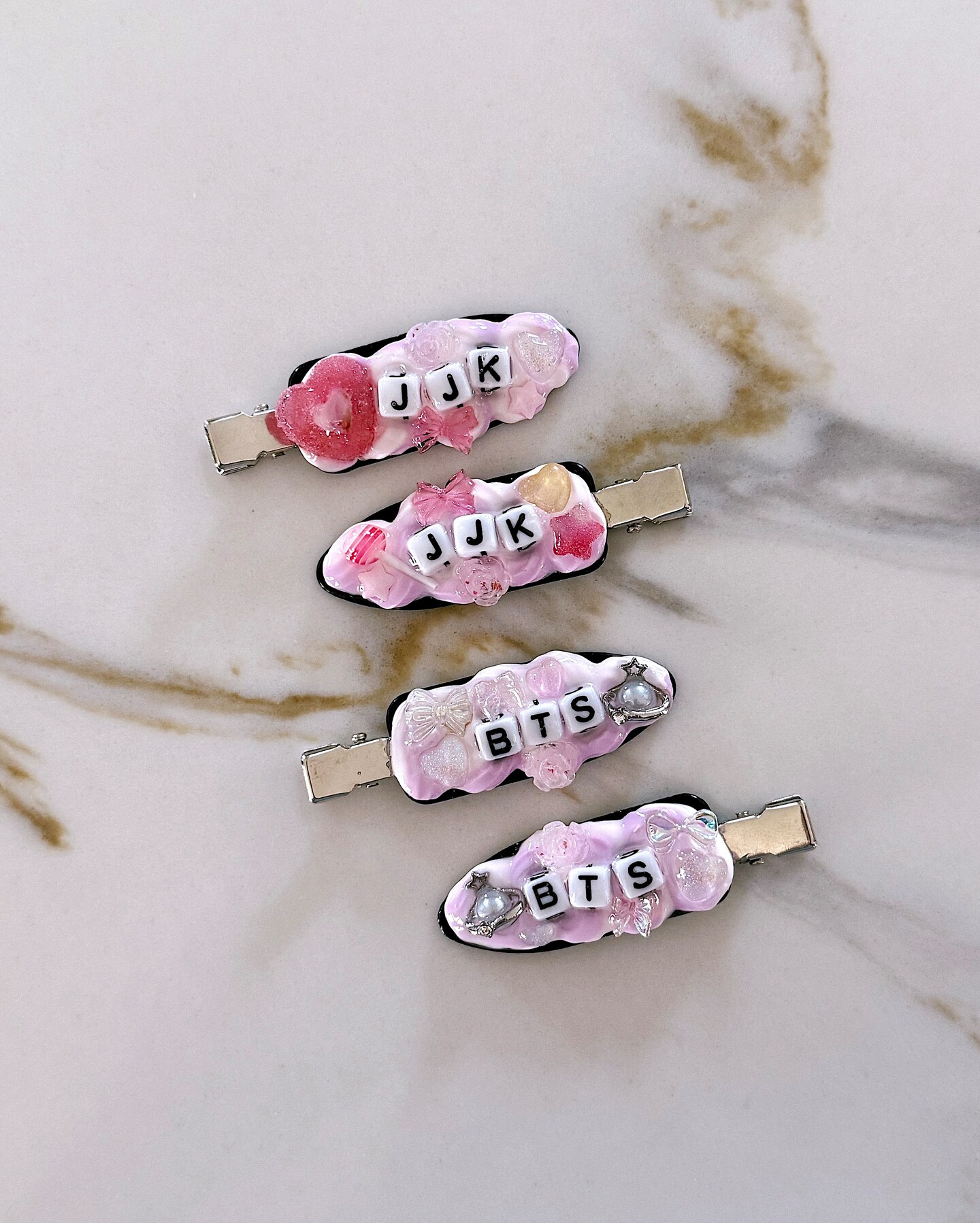 BTS Bangtan Inspired Decoden No Crease Hair Clips | MakerPlace by