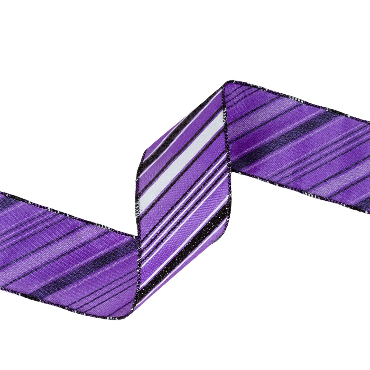 LaRibbons 1 1/2&#x22; - 2 1/2&#x22; Wired Ribbon | Candy Stripe | 10 Yard Roll
