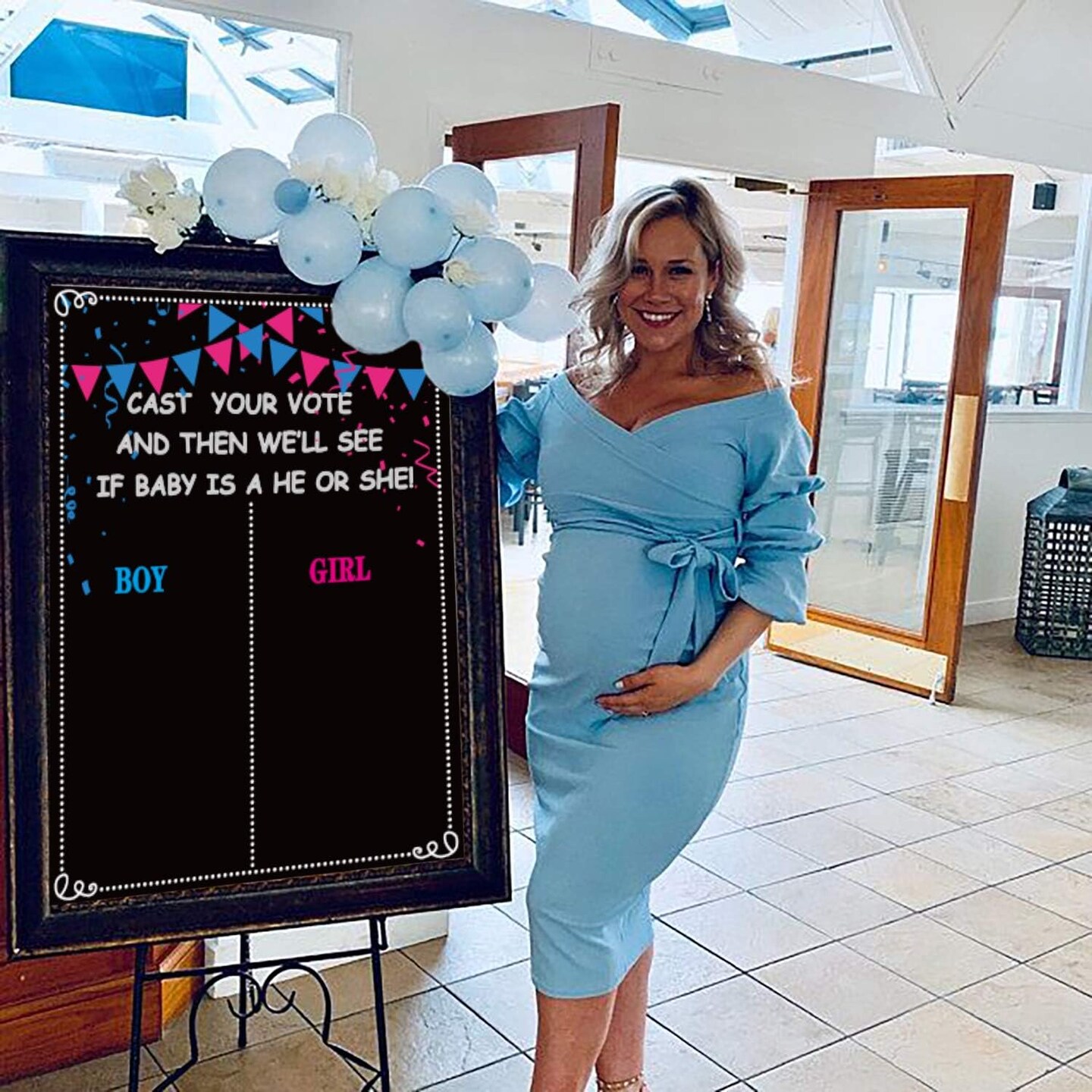 Gender Reveal Decorations - 54 Voting Gender Reveal Games Gender Reveal Ideas Boy or Girl Games Party Supplies for Gender Reveal Voting Use Gender Reveal Decor