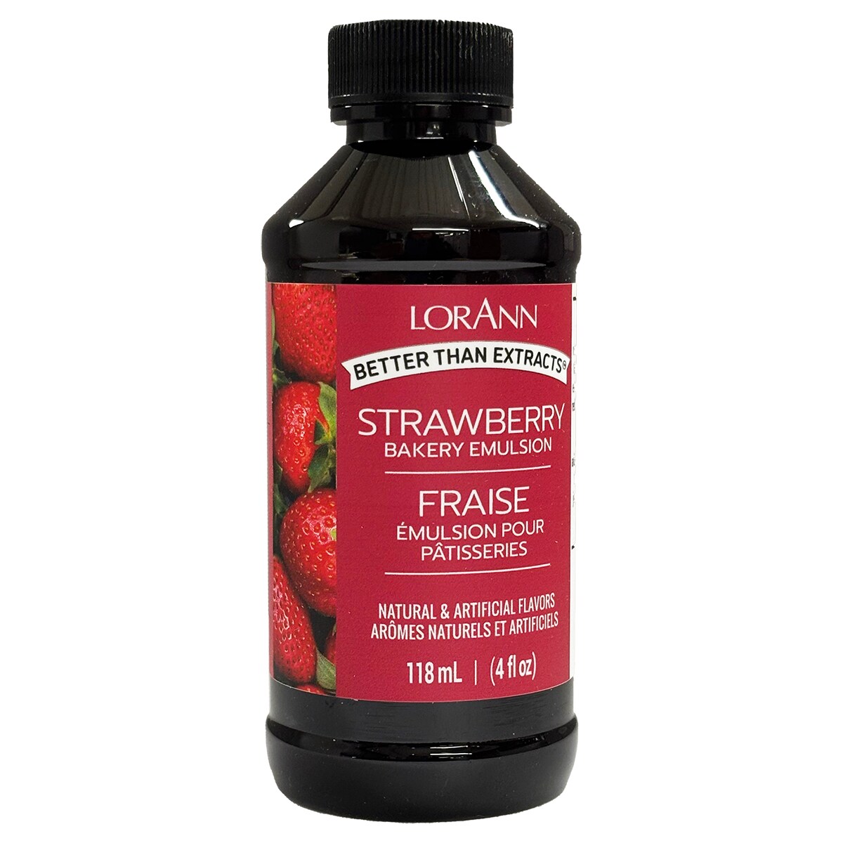 LorAnn Oils Strawberry Bakery Emulsion, 4 ounce
