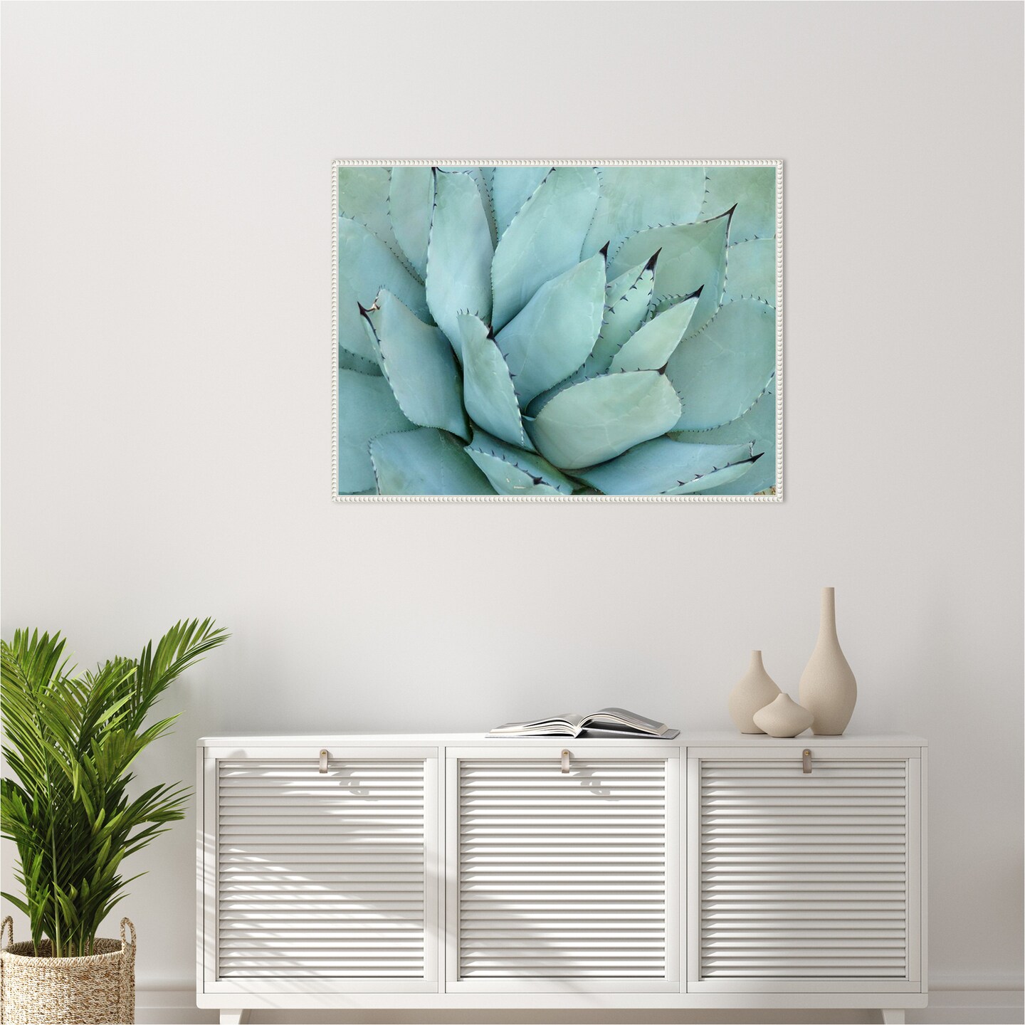 Agave Detail IV by Brittany Evans Framed Canvas Wall Art