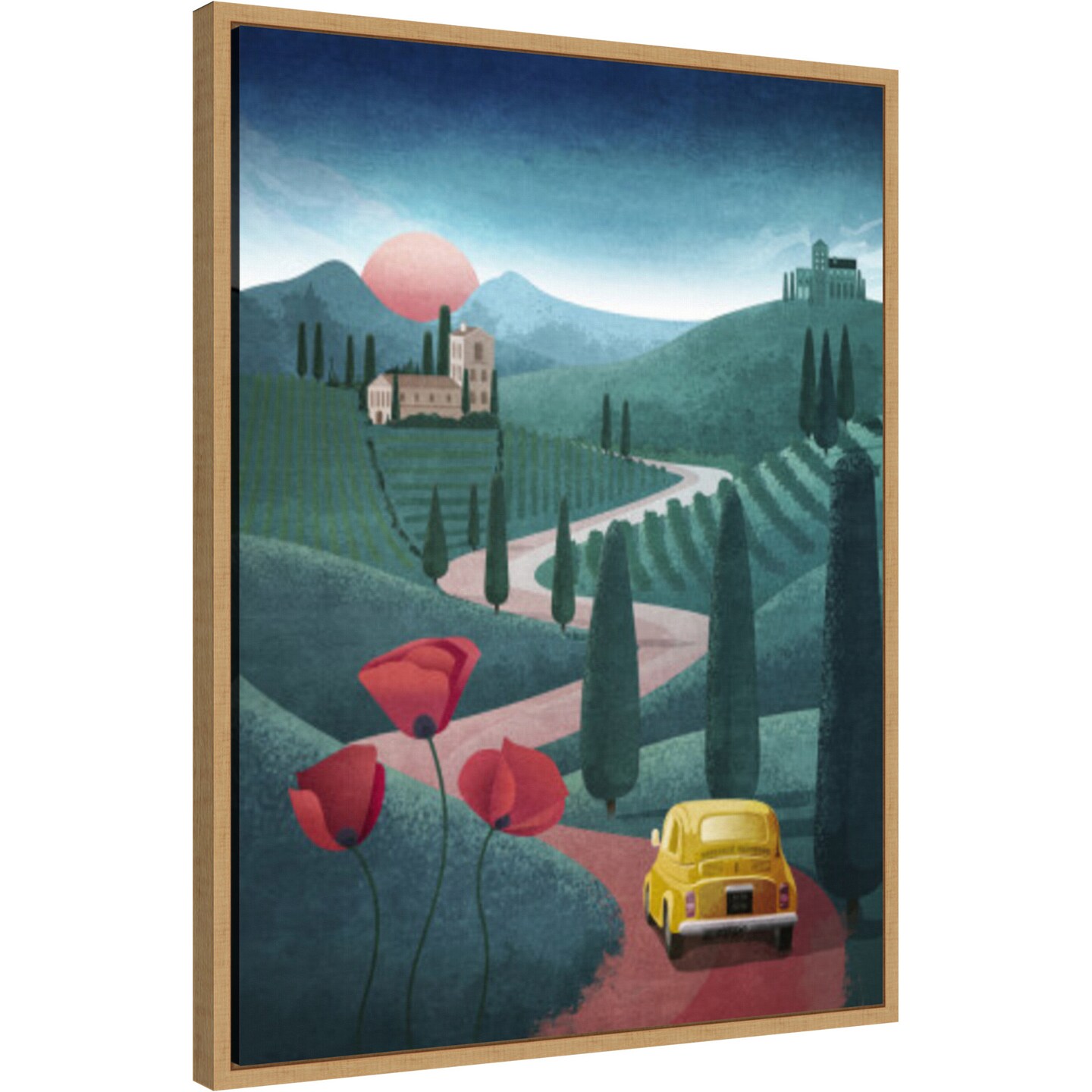 Tuscany by Emel Tunaboylu Framed Canvas Wall Art