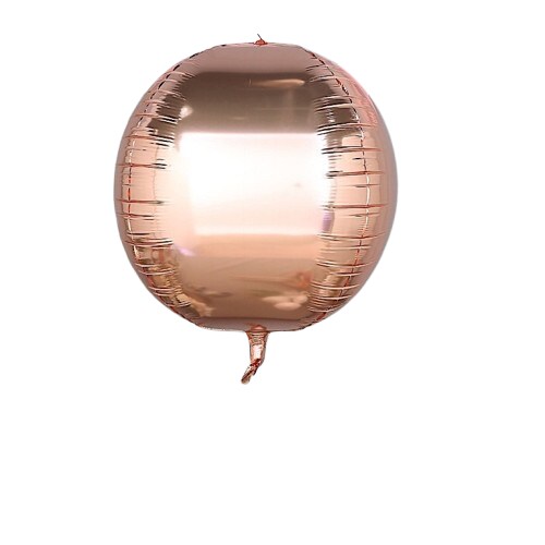 18-Inch 4D Round Orb Mylar Foil Balloons – Party Decoration Supplies