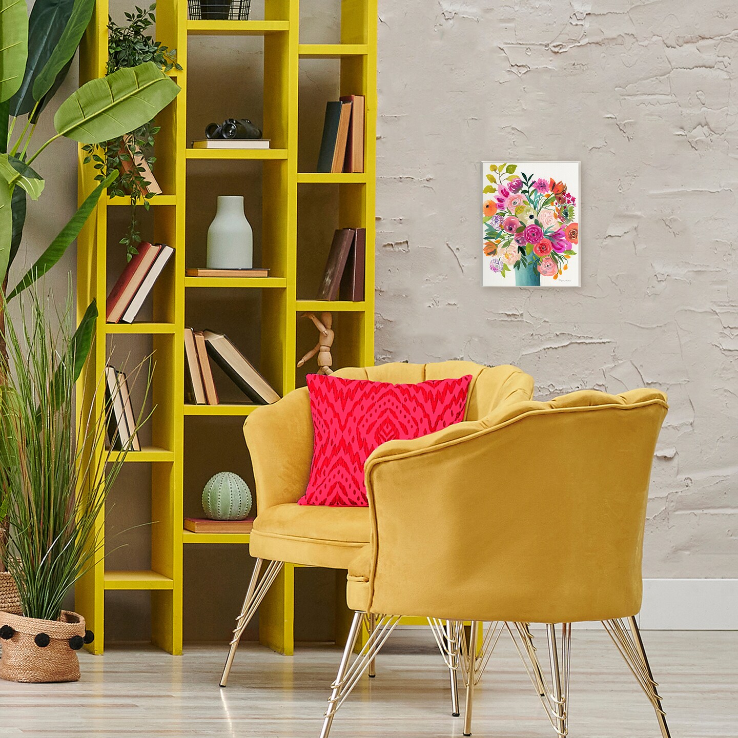 Stupell Industries Jewel Of Summer Bouquet Wall Plaque, design by Suzanne Allard