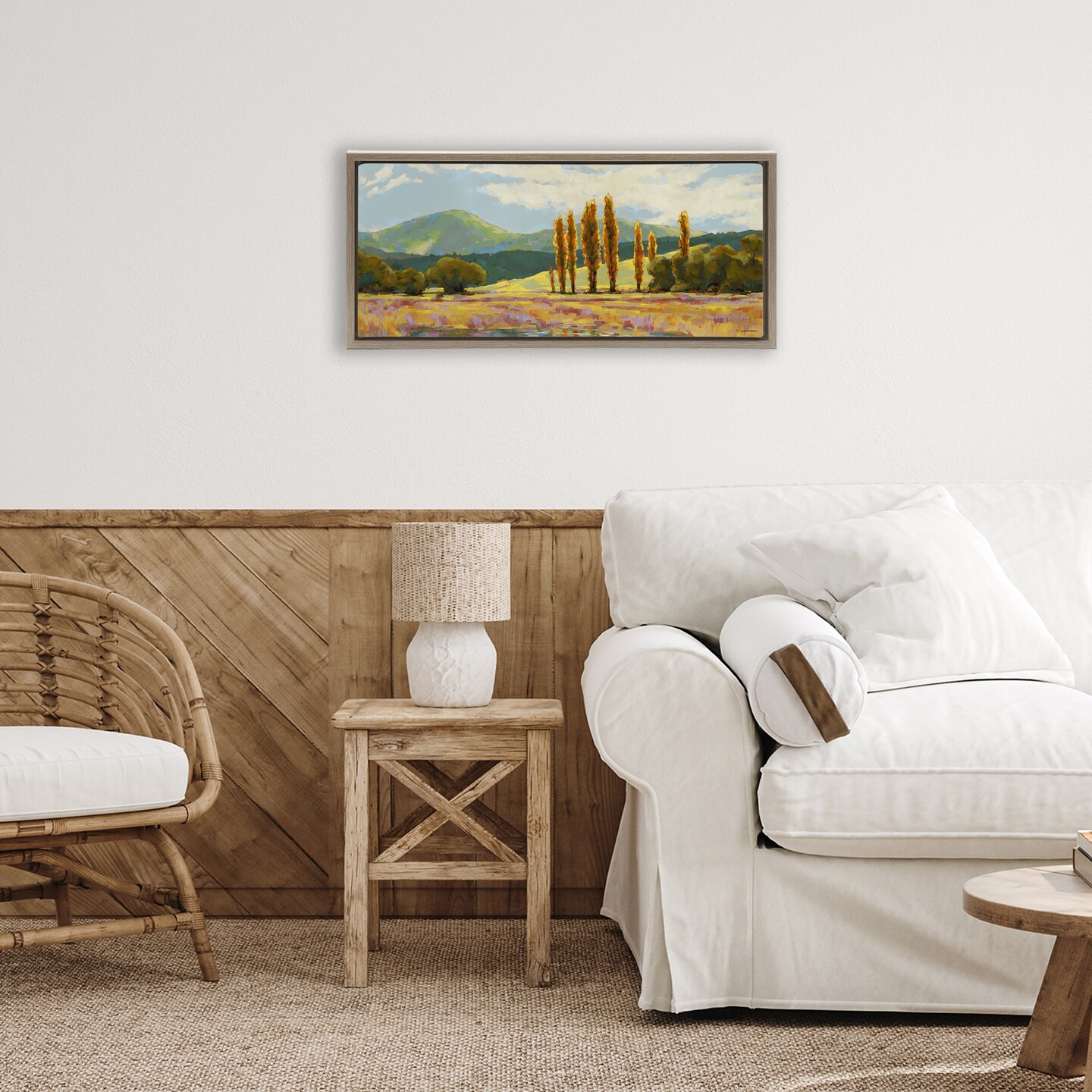 Stupell Industries Vast Subdued Countryside Floating Frame, design by Trevor Copenhaver