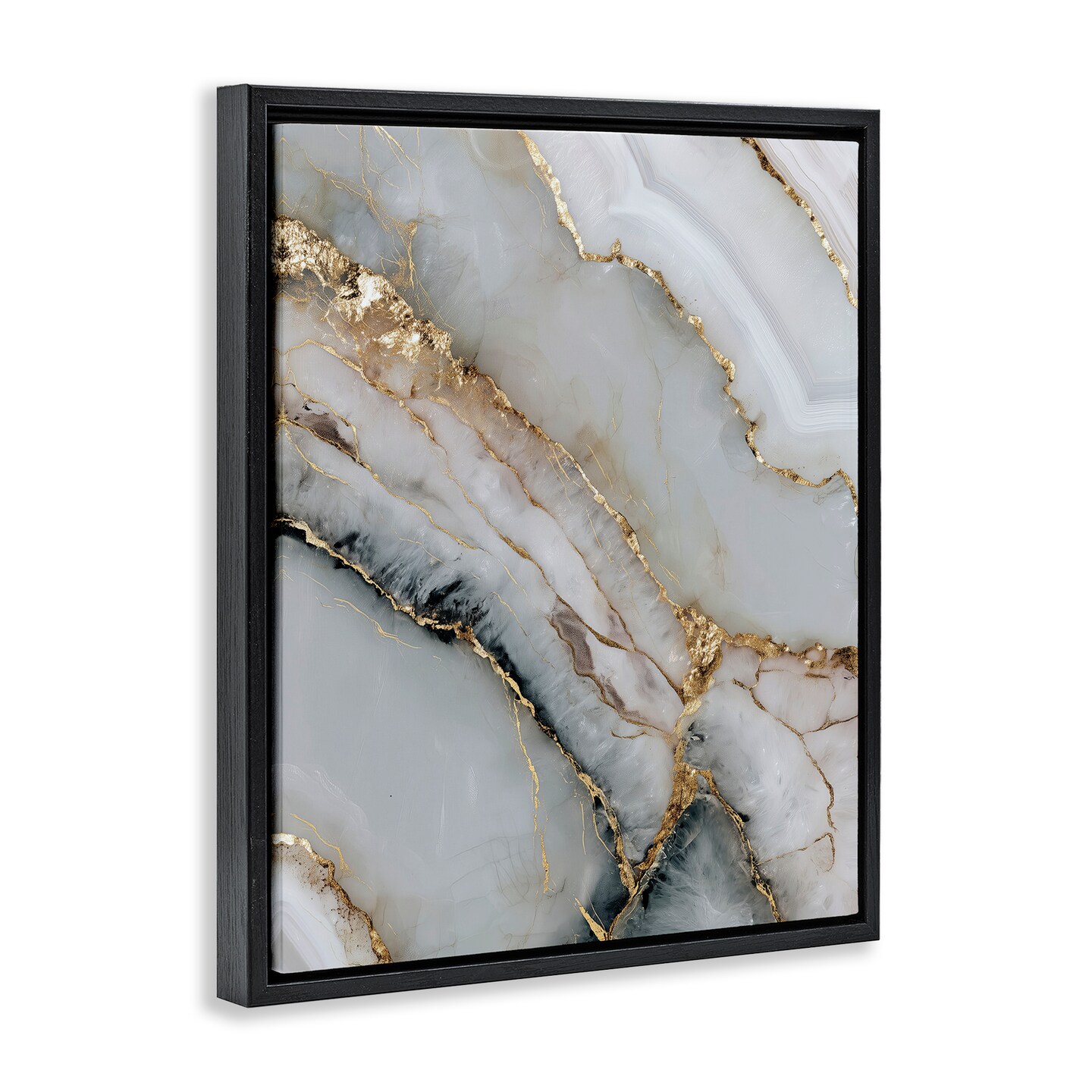 Stupell Industries Glinting Abyss Geode Floating Frame, design by Svetlana Aleynikova