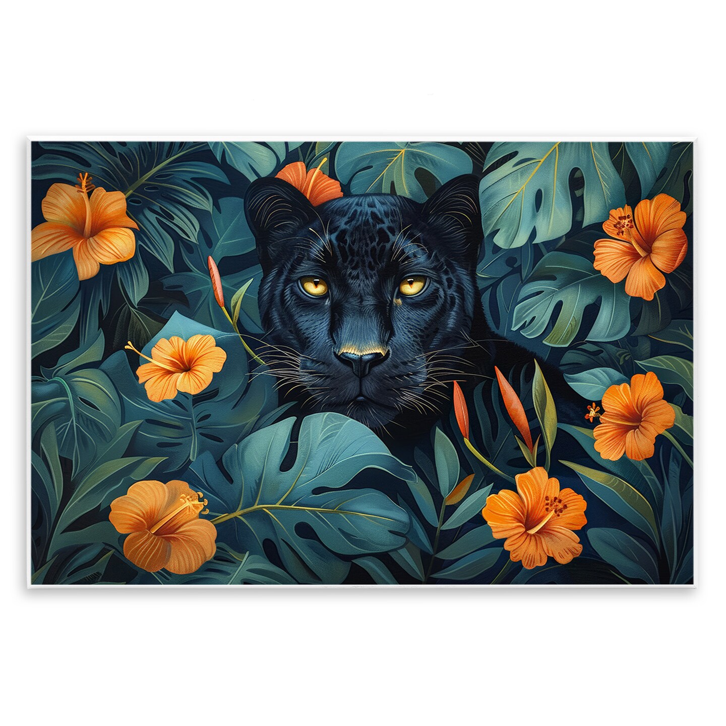 Stupell Industries Hiding Panther's Paradise Wall Plaque, design by Ray Powers