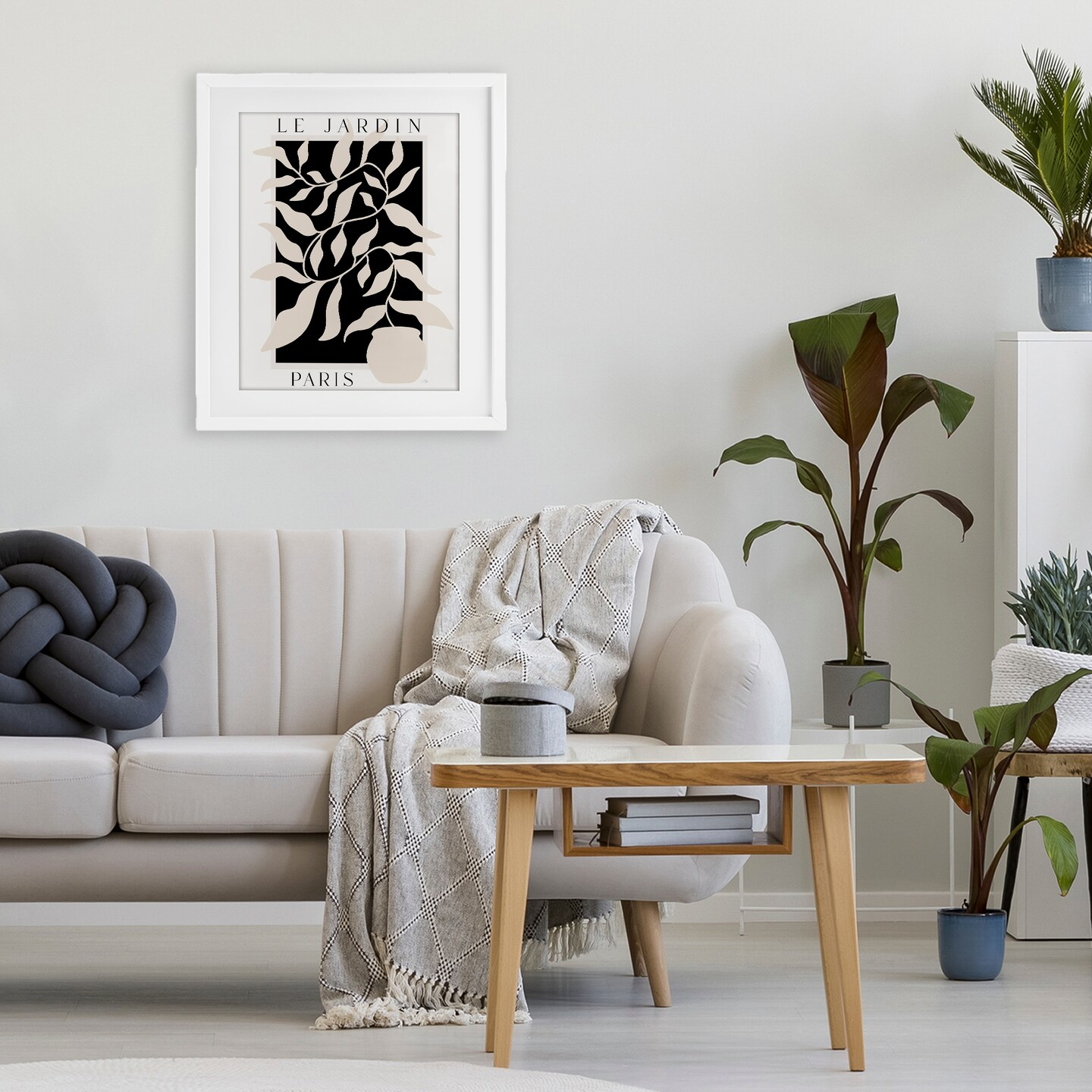 Stupell Industries Le Jardin Paris Botanicals Framed Print Under Glass, design by Natalie Carpentieri