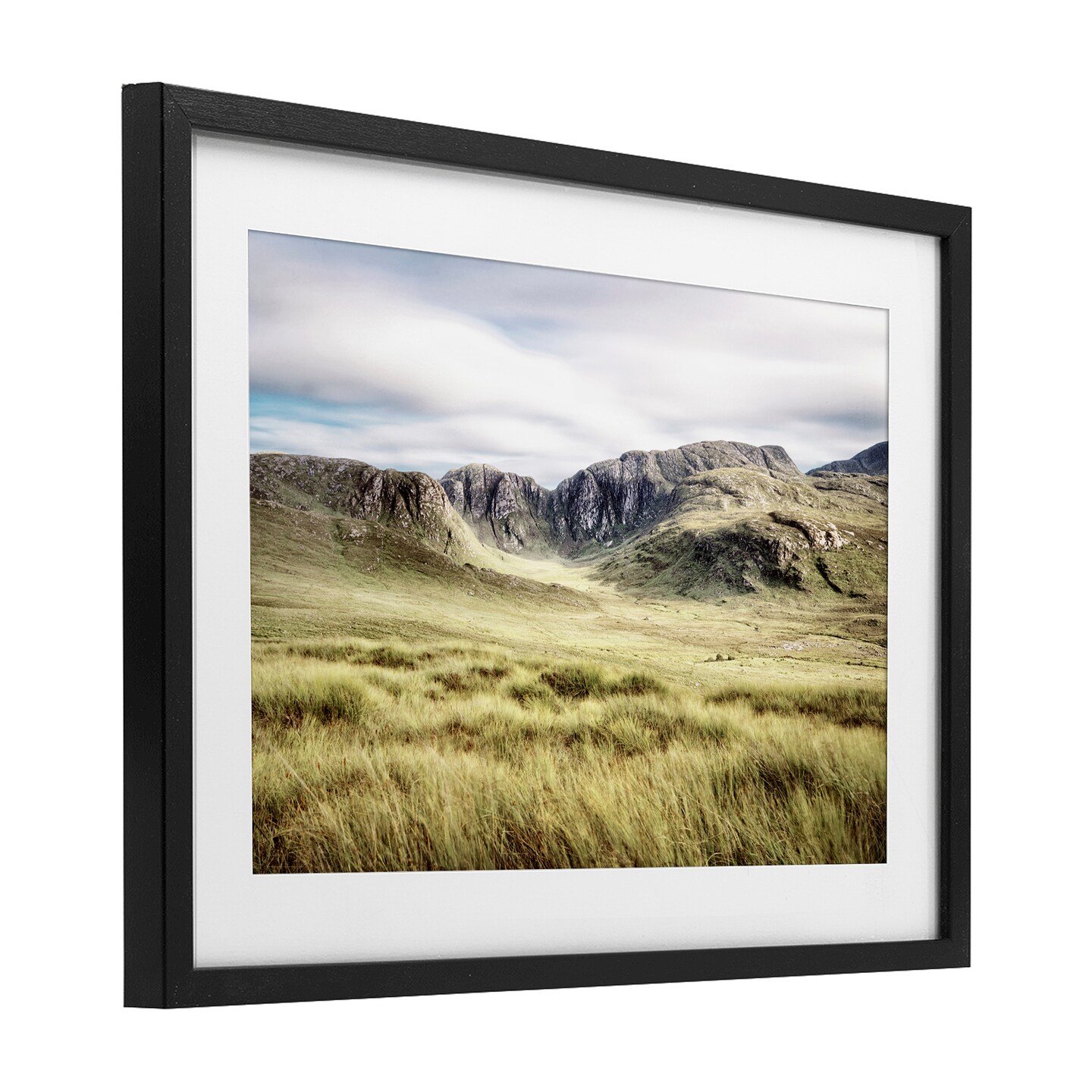 Stupell Industries Irish Countryside Hills Framed Print Under Glass, design by Andy Amos