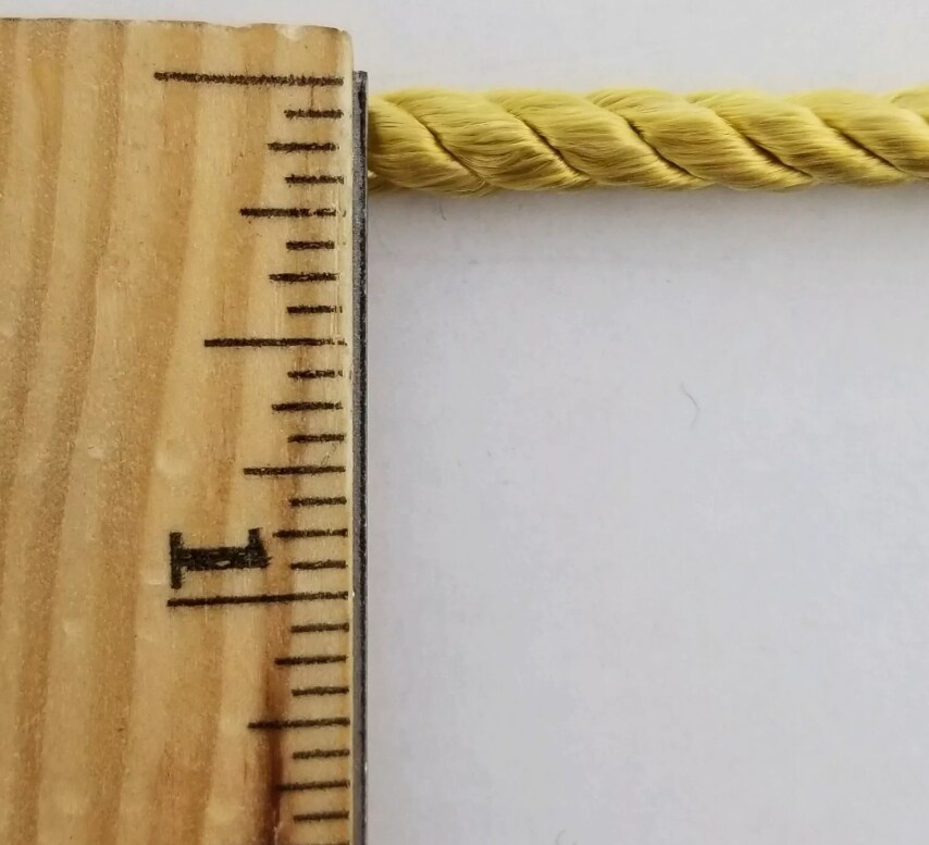 3/16&#x22; Twist Cord Rope Trimming - 18 Continuous Yards - MADE IN USA!