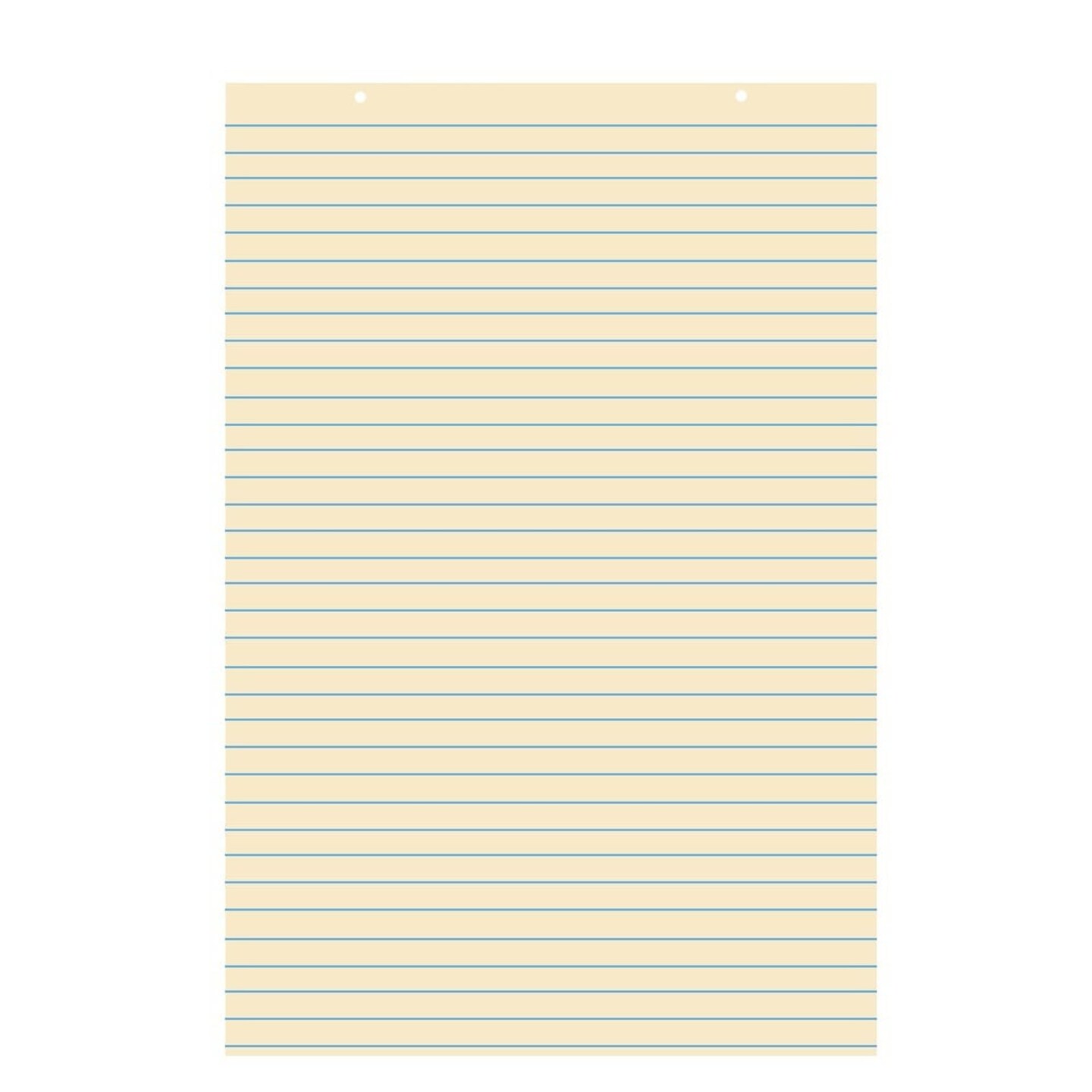 School Smart Manila Tag Ruled Chart Paper, Jumbo Size, 36 x 24 Inches, 36 Sheets