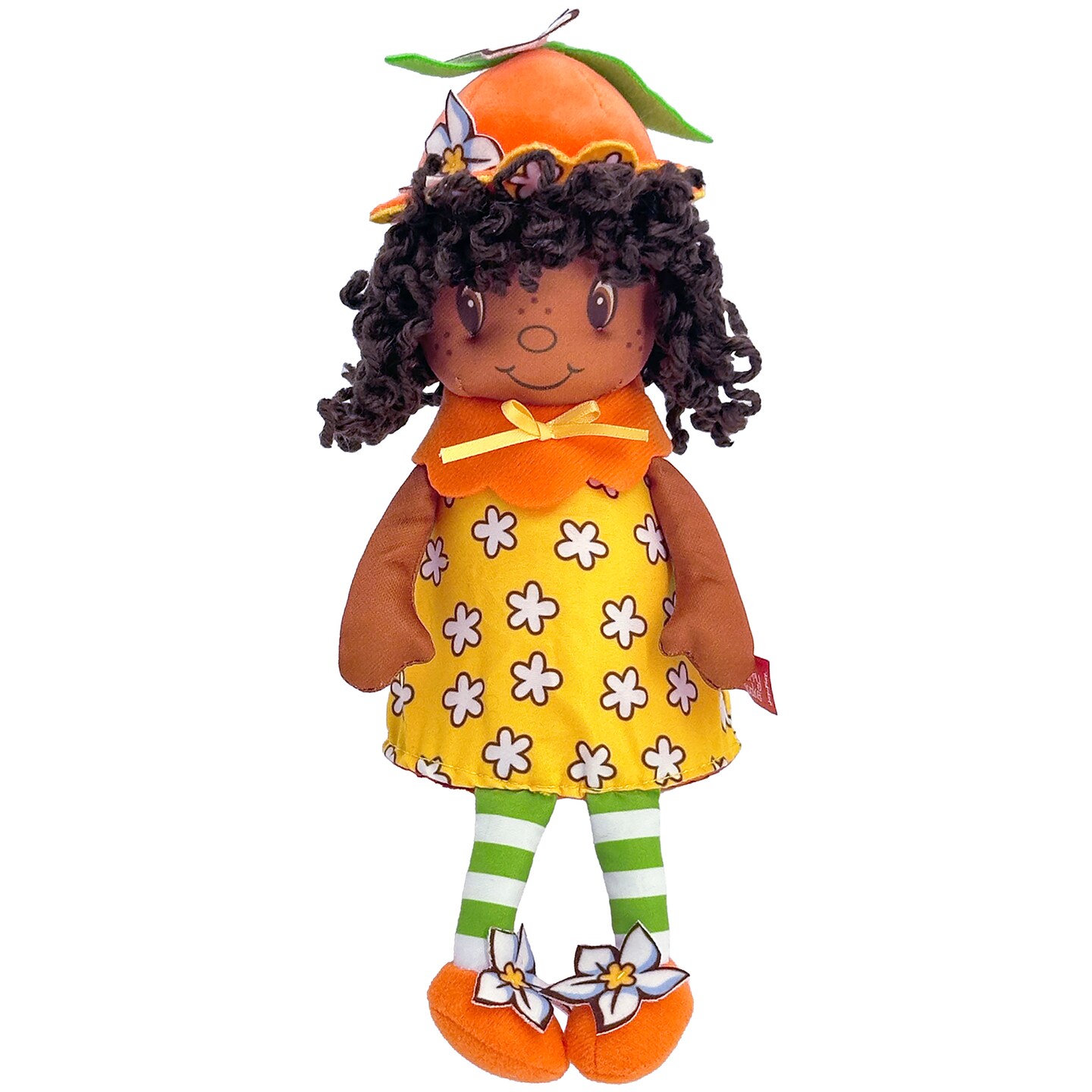 Strawberry Shortcake: Pop 'n' Flip - Orange Blossom - 9" Plush Doll - 2-In-1: Muffin Opens Into A Soft Companion, Play & Cuddle, Kid-Baby-Toddler