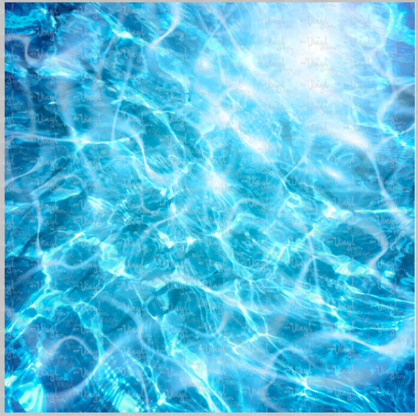 12 x 12 inch Sheet of Printed Vinyl, Waterslide, or HTV in the Pool ...