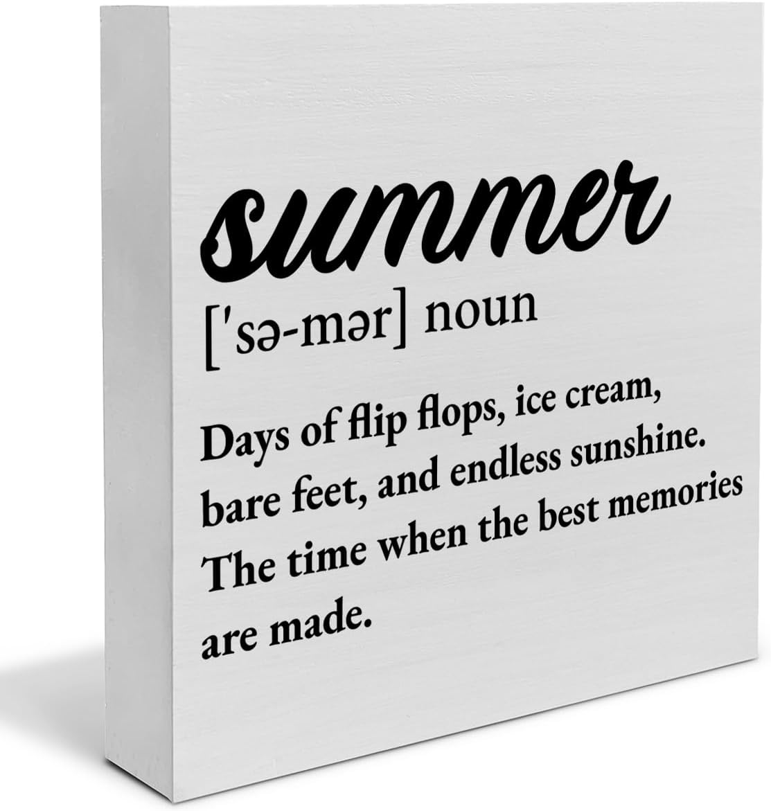 Summer Decor, Summer Definition Decorations Beach Wooden Sign Summer Home Decor Indoor