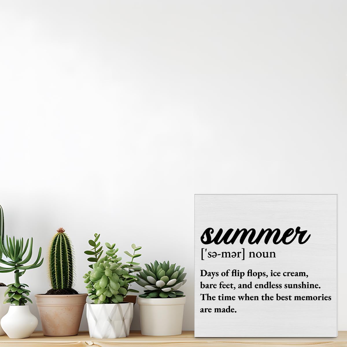 Summer Decor, Summer Definition Decorations Beach Wooden Sign Summer Home Decor Indoor