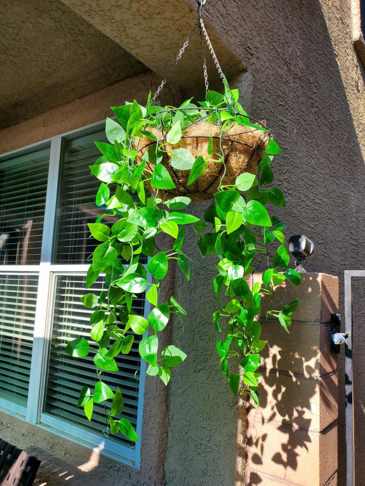 2pcs Artificial Hanging Plants Vines for Room Decor Fake Ivy Greenery Garlands for Patio Home Bedroom Wall Summer Decor